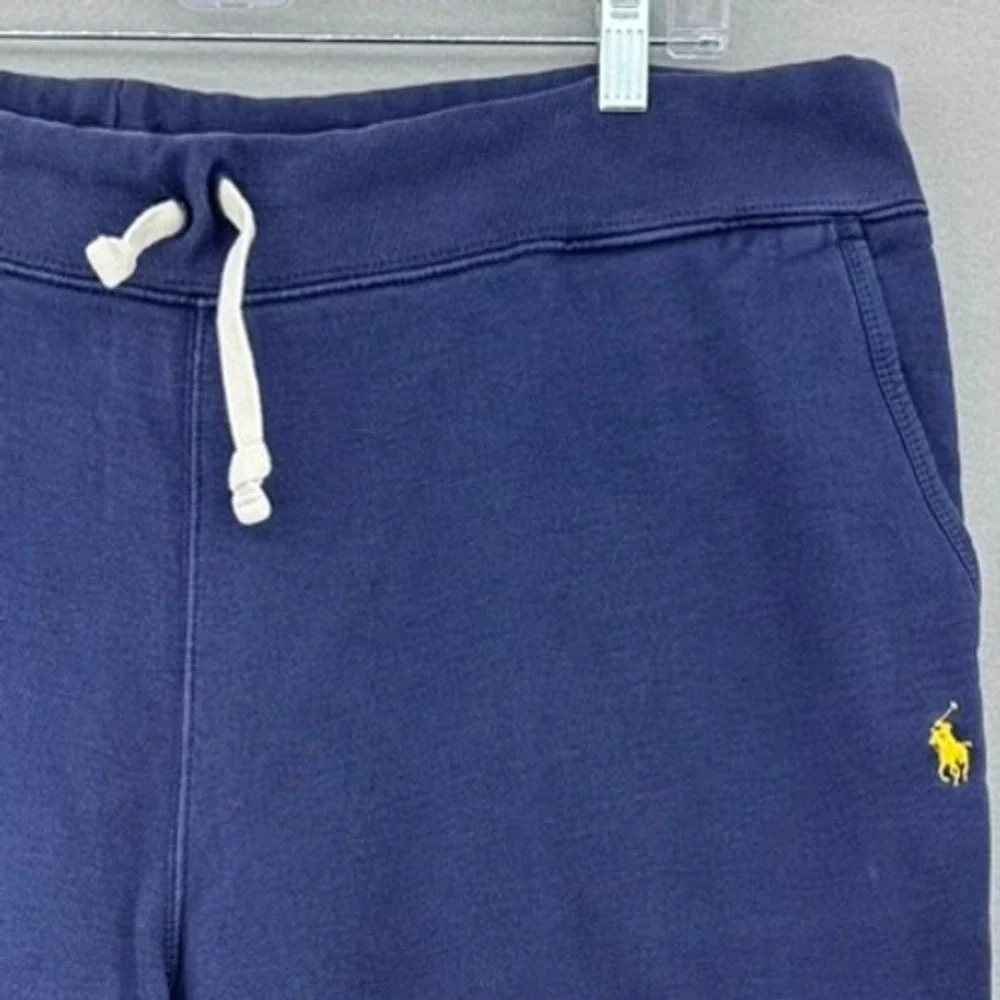 VTG Polo Ralph Lauren SET (2) Navy Blue Sweatpants Joggers 42x29 Workout‎ Preppy
